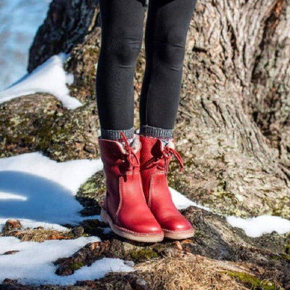 Bradfor Winter Mid Calf Wide Toe Box Waterproof Snow Boots for Women