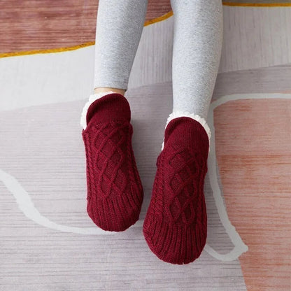 Indoor Non-slip Thermal Heating Fleece Heat Holder Winter Socks For Women - Smiths Picks - Socks