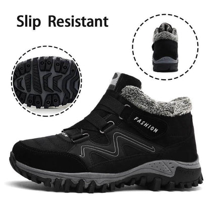 Clara™ Leather Ankle Anti Slip Heat Retainer Waterproof Winter Snow Boots - Smiths Picks - Winter Boots & Accessories