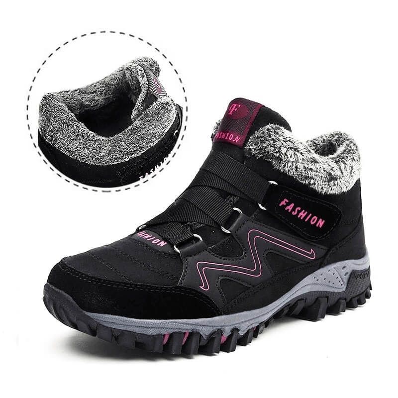 Clara™ Leather Ankle Anti Slip Heat Retainer Waterproof Winter Snow Boots - Smiths Picks - Winter Boots & Accessories