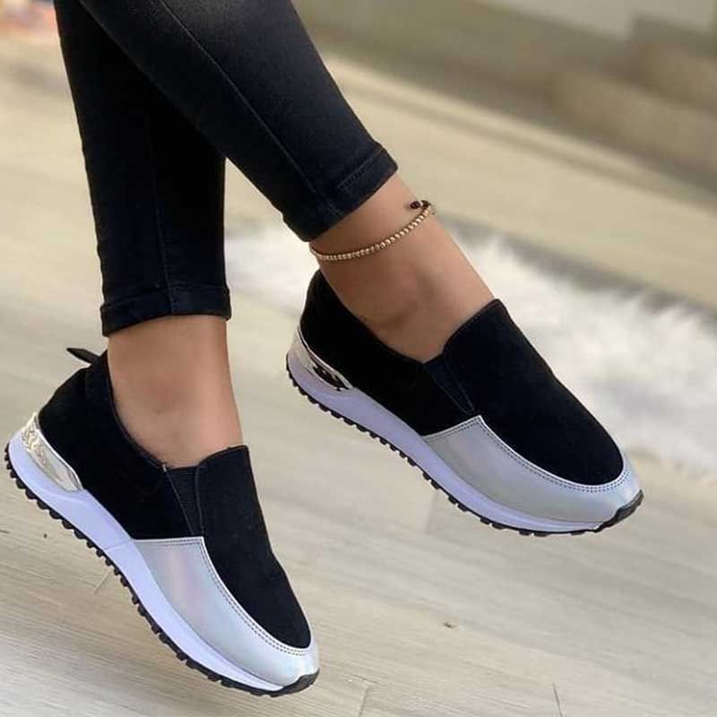Sport Shoes Woman Platform Sneakers Women Wedge Shoes For Ladies Loafers Shoes Women Casual Sneakers Comfortable Shoes Slip On - Smiths Picks - Orthopedic Shoes & Sandals