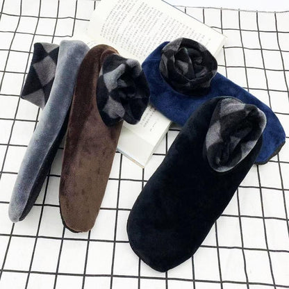 Indoor Non-slip Thermal Slipper Socks Women Leopard Floor Socks Fuzzy Slipper Socks For Men Women - Smiths Picks - Winter Boots & Accessories