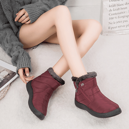 Women Fur Lined Outdoor Orthopedic Waterproof Cozy Snow Winter Ankle Boots 2023 - Smiths Picks - Winter Boots & Accessories