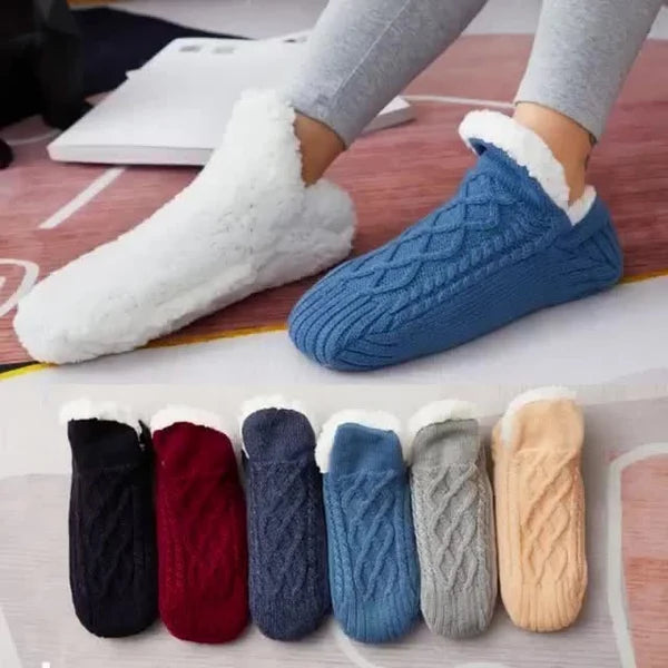 Indoor Non-slip Thermal Heating Fleece Heat Holder Winter Socks For Women - Smiths Picks - Socks