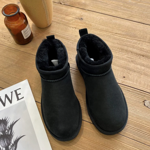 Classsic Mini Tasman Padded Super Warm Plush Lined Cozy Winter Slip On Boots